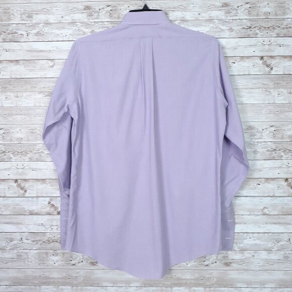 Brooks Brothers Mens Dress Shirt 14 1/2-32 Traditional Fit French Cuff Lilac 750 - Picture 2 of 5